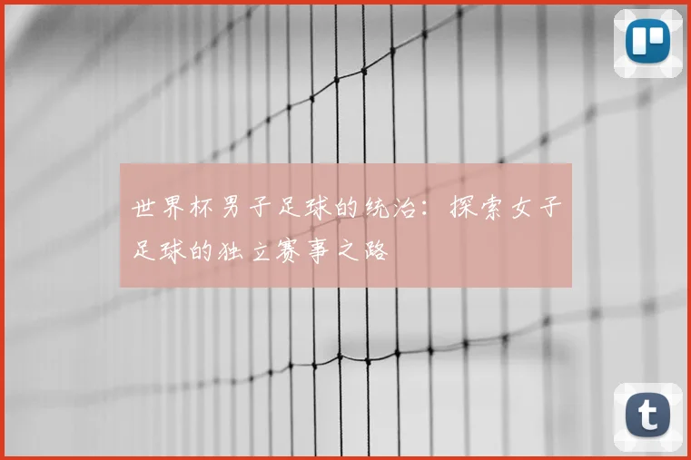 世界杯男子足球的统治:探索女子足球的独立赛事之路